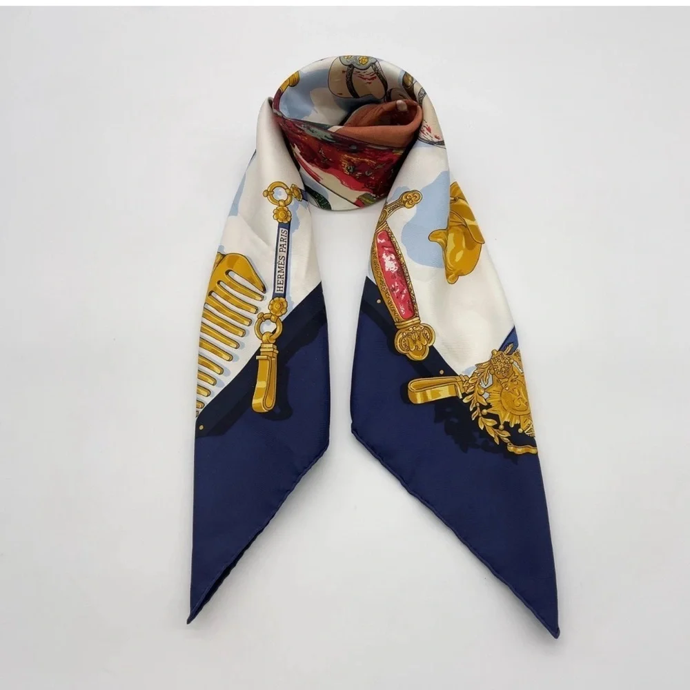 HERMES Vintage Rare Iconic Collectible Carre 90 “Memoire d’Hermes” Silk Scarf